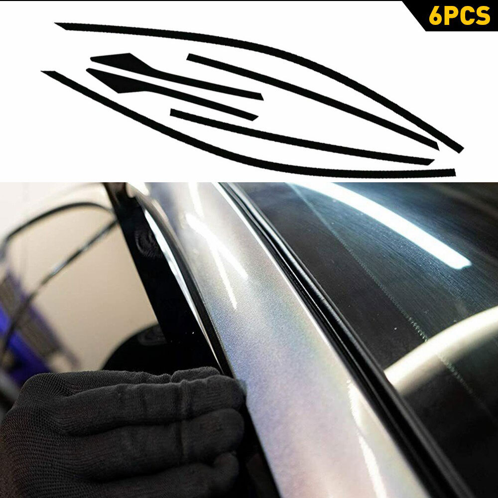 Chrome Delete Blackout Overlay for Matte Honda Civic Sedan 2016-2021 Window Trim