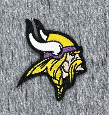 #ad #ad MINNESOTA VIKINGS EMBROIDERED IRON ON PATCH 2.5quot; x 2.5” FREE SHIPPING $4.31