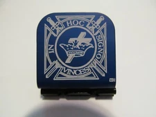 Mason White Knights Of Templar Symbol Laser Etched Aluminum Hat Clip Brim-it