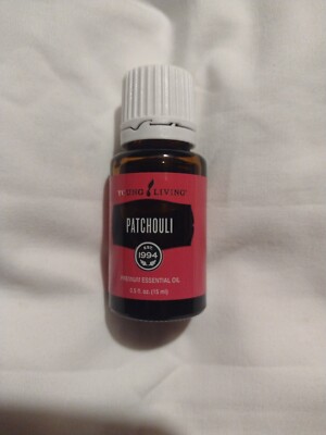 Young Living PATCHOULI Premium Essential Oil 15 mL - NEW/FACTORY SEALED