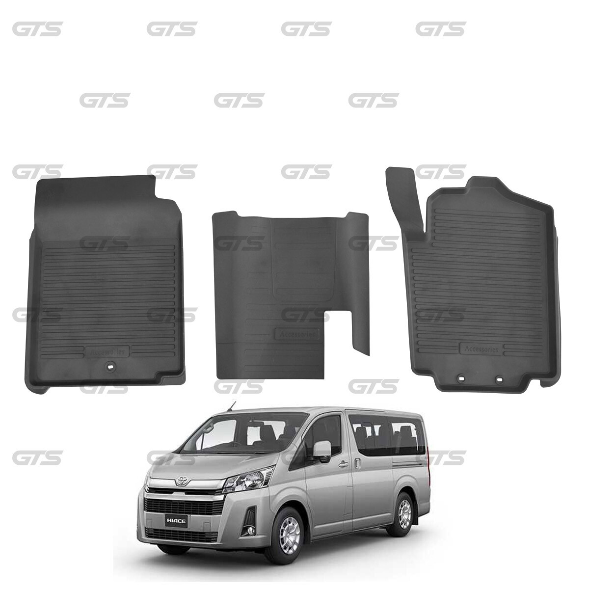 For Toyota Commuter KDH Hiace Van 2019 - 23 RHD Rubber 3D Floor