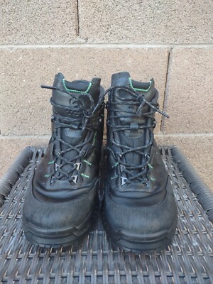 ECCO Exohike High Gore-Tex Waterproof Hiking Boots Men s 9 Black/Green