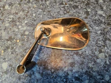 TEX Chrome Mirror With Number 6 Stem For Classic Cars M16006 Stock 01