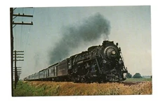 Postcard: Hudson Locomotives at Speed, New York Central Railroad, Mint
