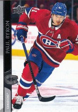 2020-21 Upper Deck Series 2  #348 Paul BYRON  base card - Montreal Canadiens