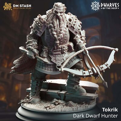 Dwarf Archer Tabletop Miniature - Tokrik | Qumi