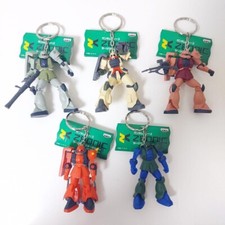 Mobile Suit Gundam figure key chain Lot 5 set rare retro Japan anime m609