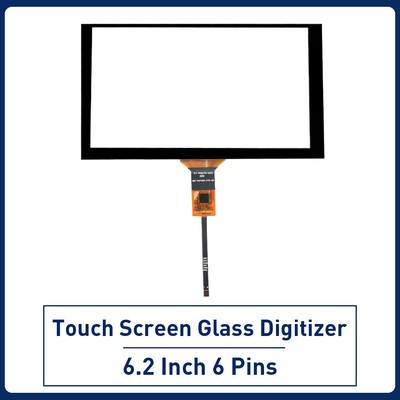 6.2'' 6Pins Touch Screen Glass Digitizer JR-005-GT911 For VW Variety Car Radio