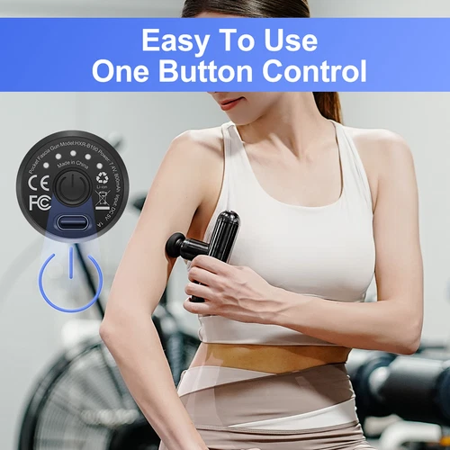 6 Head Massage Gun Deep Tissue Percussion Massager for Muscle Vibrating Relax - Picture 16 of 38