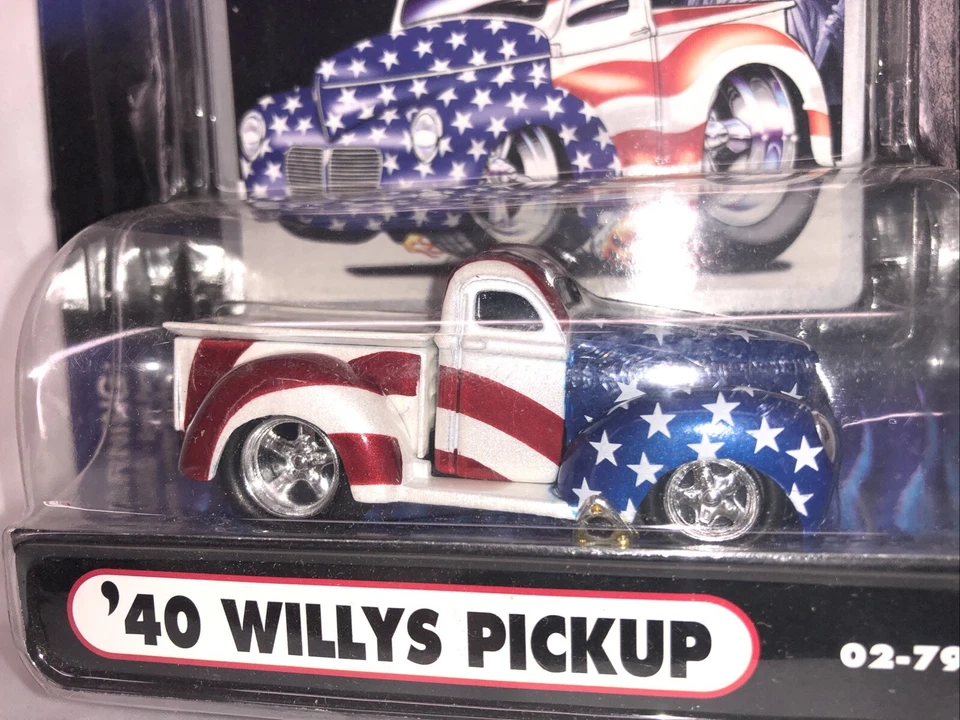 MUSCLE MACHINES 1940 Willys Pickup 1:64 DIE-CAST CAR - Image 3 of 4