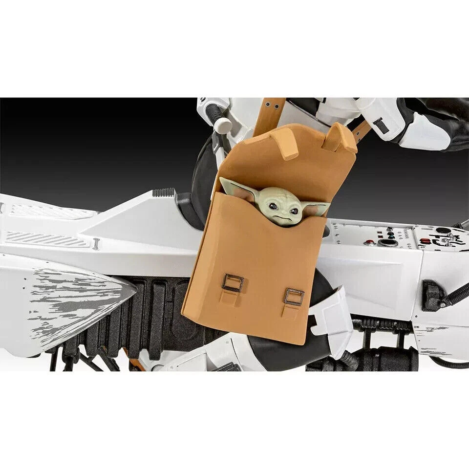 REVELL KIT 1:12 STAR WARS  THE MANDALORIAN SPEEDER BIKE lunghezza 26,2 cm  06786 - Immagine 2 di 2