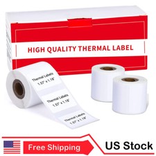3 Rolls 40×30mm White Self-Adhesive Thermal ...