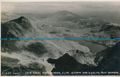 R143701 Krippe Goch Modell Siabod Llyn Llydaw und Glaslyn aus Snowdon