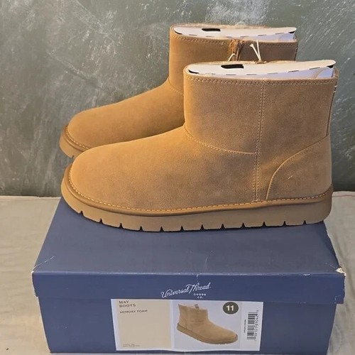 Botines de gamuza Universal Thread para mujer color tostado mayo con plantilla de espuma viscoelástica nuevos con etiqueta - Imagen 2 de 7