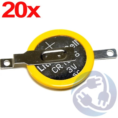 Wholesale Lot - 20X CR1616 Tabbed Replacement Save Battery Game Boy Advance GBA