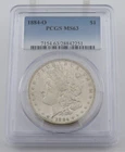 1884 O Morgan Silver Dollar - PCGS MS63 - Certification# 28842251