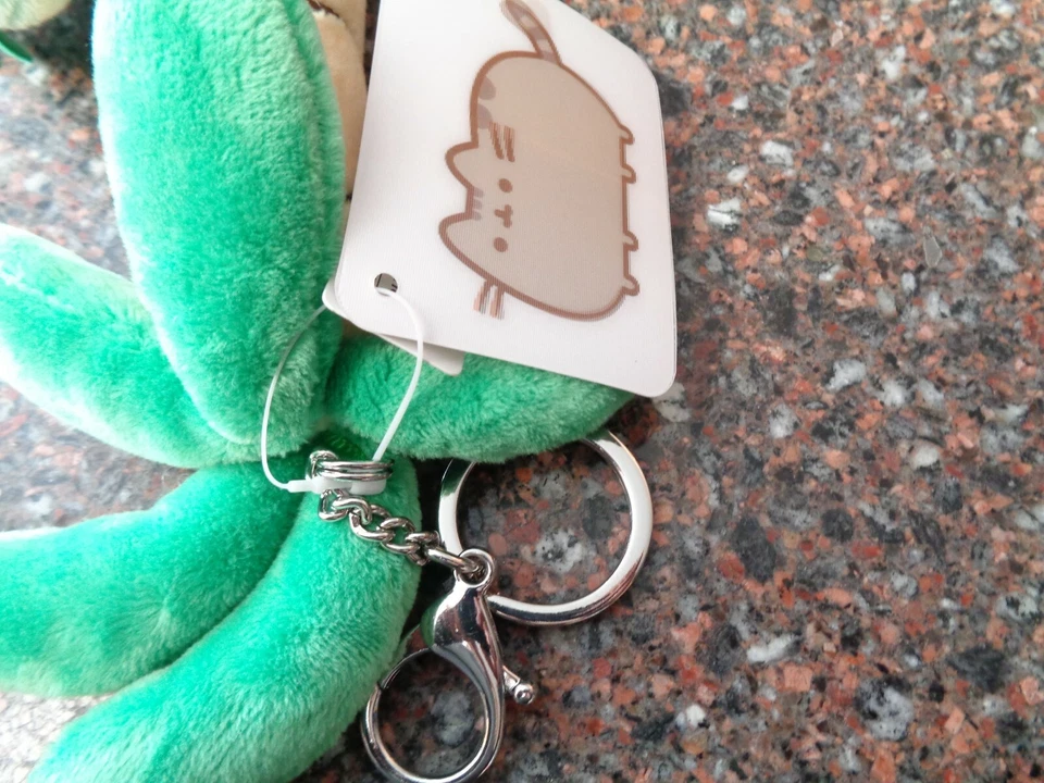 Mochila Pusheen the Cat Pusheenosaurus Super Deluxe Clipe Chaveiro NOVA Gund - Imagem 4 de 4