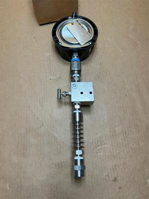 #ad Ametek US Gauge 1780023XSR 30PSI Pressure Gauge 1981LSR1981 EZ Fill 4.5quot; w Mani $177.99