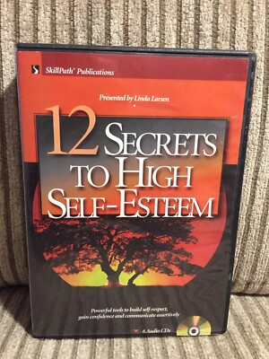 12 Secrete To High Self Esteem Linda Larsen 6 CD Audio Set 2001 Tested