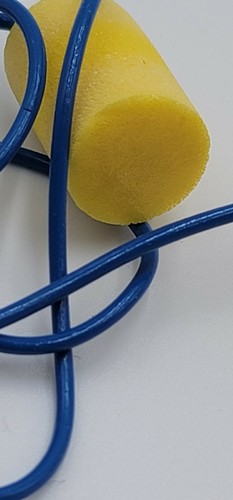 Tappi per orecchie cavo/corda/corda collo/connessi/3 m tappi per orecchie morbidi classici 10 paia - Foto 6 di 11