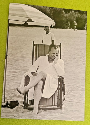 Ansichtskarte ''Willy BRANDT'' rests at a Black Sea resort, during his ...in 1967''