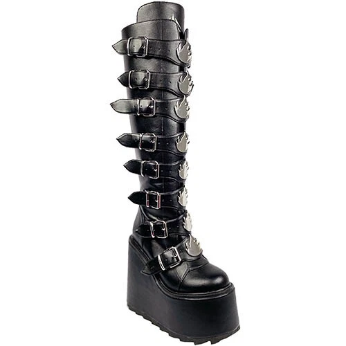 NEW Y.R.U.YRU Dune Hi Flame Platfrom Boots SALE Goth Halloween