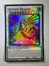 Crimson Dragon RA04-EN061 Super Rare 1st Edition YuGiOh Card 