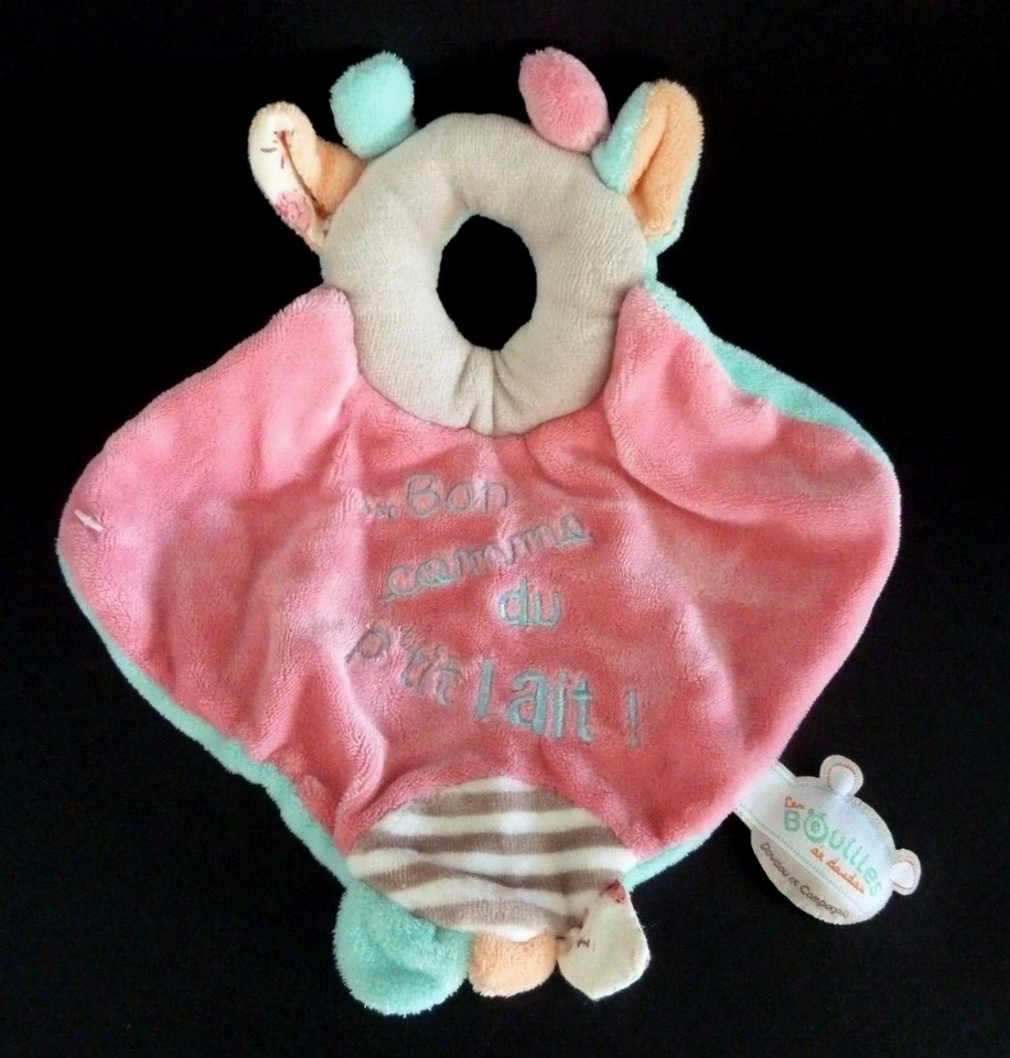 TT*. DOUDOU ET COMPAGNIE les bouilles VACHE bon comme du p'tit lait plat  - TTBE - Photo 3/4