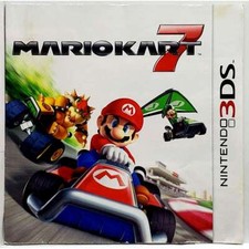  Manual Only Mario Kart 7 - Nintendo 3DS Original Instruction Booklet Game