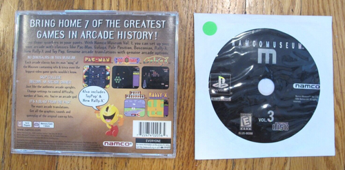 Namco Museum Vol. 1 & Vol 3 Bundle Lot (Sony PlayStation 1 PS1) - Free Shipping - Picture 2 of 3
