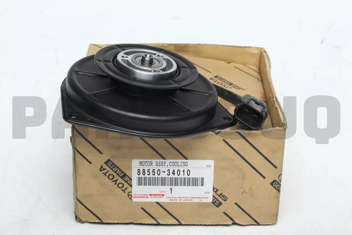 8855034010 Genuine Toyota MOTOR ASSY, BLOWER (FOR CONDENSER) 88550 