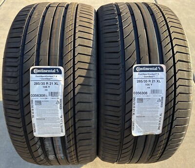 4X BRAND NEW Continental ContiSportContact 5 BMW Tires 2X 255
