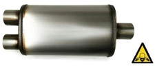 Performance Universal Max Flow Muffler 3" Single 3" Dual / Reversible