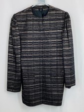 Hamells Black Metallic Open Jacket Uk 12
