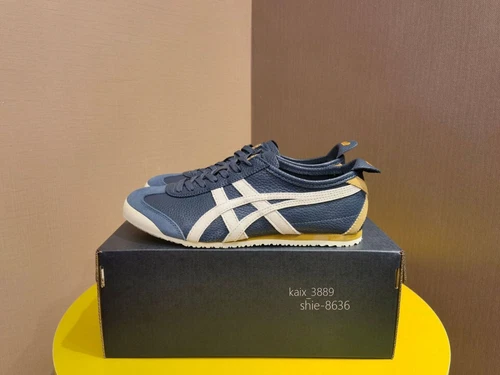 ASICS Scarpe basse Onitsuka Tiger Mexico 66 blu navy classiche nuove con etichetta