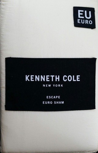 KENNETH COLE "ESCAPE" PASTEL LEMON 1PC EURO SHAM NIP - Picture 2 of 2