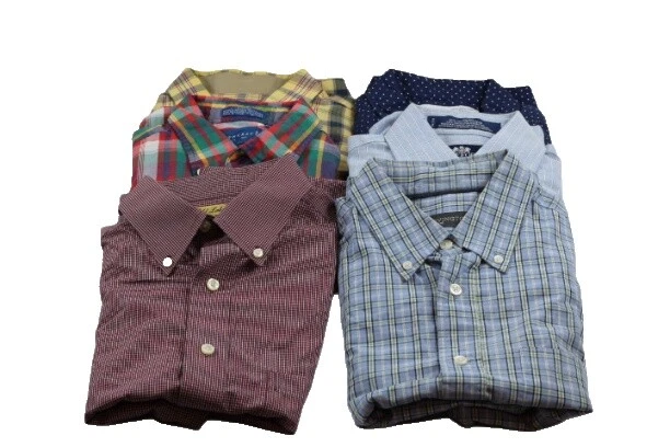 Manga corta a cuadros Old Navy Camisas de vestir para hombres