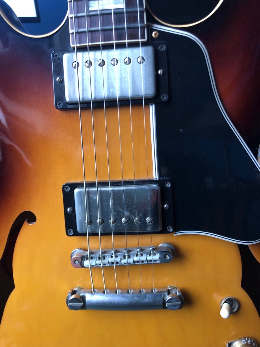 Gibson Memphis '63 ES-335 Block 2014 - Historic Burst VOS | eBay Gibson Memphis '63 ES-335 Block 2014 - Historic Burst VOS | eBay