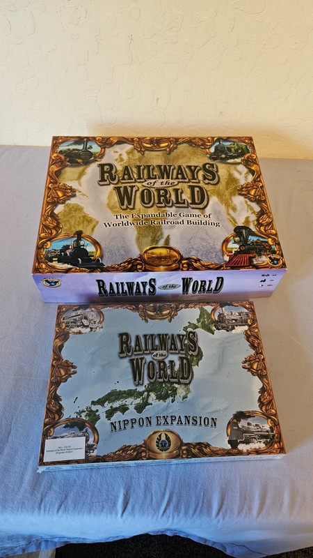 Lot of 2:  Railways of the World Preowned  + Nippon Expansion NIB