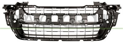 Grille centrale pare-chocs Peugeot 308 T7 anti-fissure en ABS noir mat pour restaurer la face avant