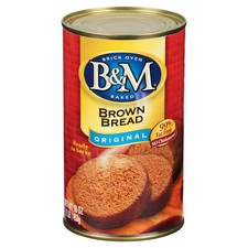 B M Original Brown Bread, Shelf-Stable, 16 oz Can