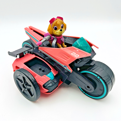 #ad Paw Patrol: The Mighty Movie Liberty Pink Motorcycle Vehicle w Side Car amp; Figure $21.33