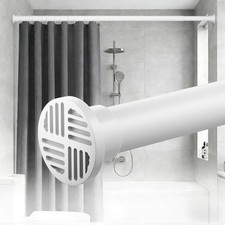 No-Twist Shower Curtain Rod by , 42 82 Inch Heavy Duty Tension Rod with Lock-In