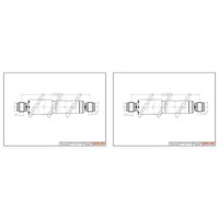 2X Dr!Ve+ Gasdruck StoßDÄMpfer Hinten Passend FüR CitroËN Jumper Fiat Ducato PEU
