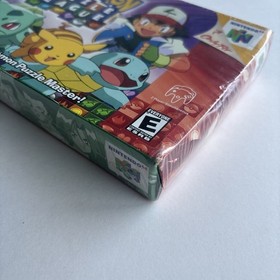 New Factory Sealed Pokemon Puzzle League Nintendo 64 N64 Authentic PSA WATA VGA
