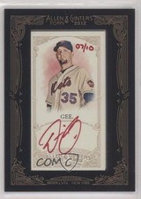 2012 Topps Allen & Ginter's Framed Mini Red Ink 7/10 Dillon Gee #AGA-DG Auto r7d