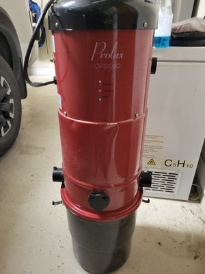 Prolux CV12000 Central Vacuum Power Unit - Red