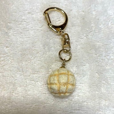 Melonpan Charm  Handmade, Clear Case, Home Stored, Collectible Toy/Memo