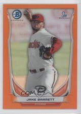 2014 Bowman Prospects Chrome Orange Refractor 8/25 Jake Barrett #BCP11 3i6