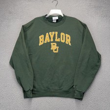 Baylor Bears Sweatshirt Mens Large NCAA Basketball Champion Crewneck Pullover
